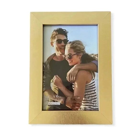 2 for $30 Malden Gold Finish Photo Frame - Picture 1 of 3